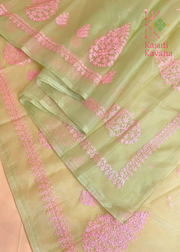 Petal Organza Kasuti Saree